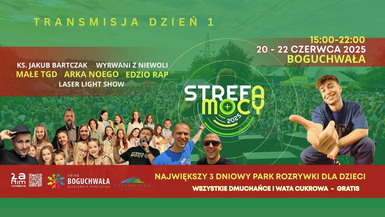 Strefa Mocy 2025 w Boguchwale – pierwszy dzień