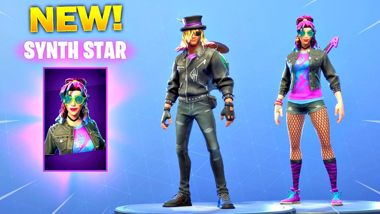 New Synth Star Stage Slayer Skins In The Item Shop Fortnite New Synth star ...