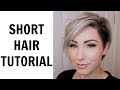 SHORT HAIR TUTORIAL || chloenbrown