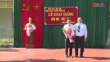 SÔI NỔI LỄ KHAI GIẢNG NĂM HỌC MỚI 2022   2023 TẠI TRƯỜNG PTDTBT TIỂU HỌC VÀ THCS TRUNG CHẢI