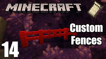 Minecraft, but we ADD CUSTOM FENCES & FENCE GATES with Fabric