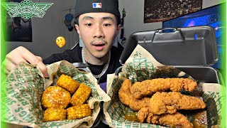 LOUISIANA RUB Chicken Tenders Wingstop | First Time Review