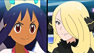 Excadrill vs Gastrodon (SUB) - Iris vs Cynthia - Pokémon Journeys: The Series