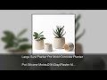 Large Size Planter Pot Mold Concrete Planter Pot Silicone Molds DIY Clay Plaster Mold Creative
