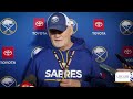 "Injury Is Just Pain Management" | Lindy Ruff On Noah Ostlund Injury | Buffalo Sabres