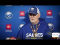 "Injury Is Just Pain Management" | Lindy Ruff On Noah Ostlund Injury | Buffalo Sabres
