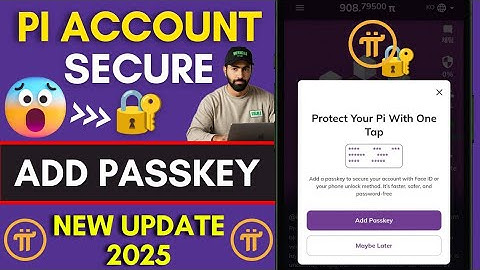 Add Passkey Pi Network | Pi Network Add Passkey Kaise Kare | pi add passkey problem |Pi update today