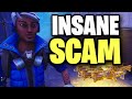This is the craziest SCAM EVER FOUND!! 😱🤯 (Scammer Get Scammed) Fortnite Save The World