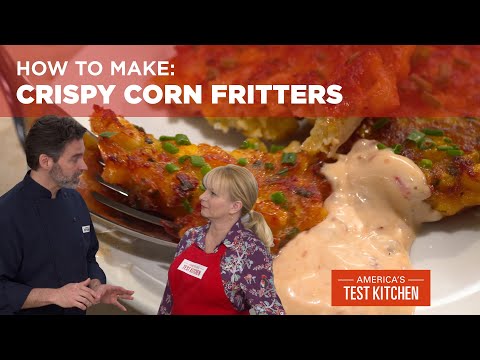 How to Make Crispy Corn Fritters