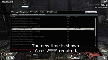 UT3 Mutator PickupRespawnTweak - Demonstration (Updated)
