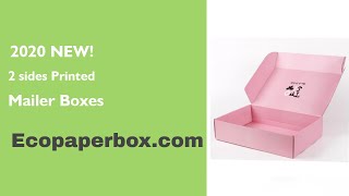 Custom Double sided Printed Mailer Box from corrugated box manufacturers florida