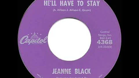 1960 HITS ARCHIVE: Hell Have To Stay - Jeanne Blac...