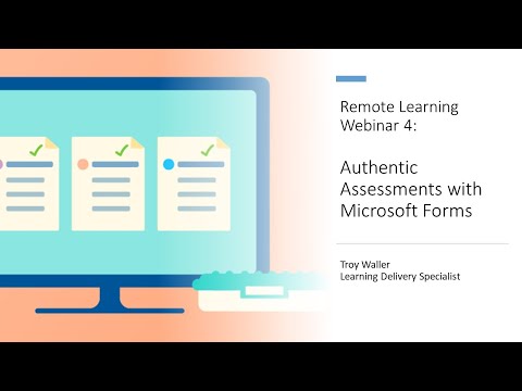 SA DfE - Authentic Assessments using Forms in Microsoft 365