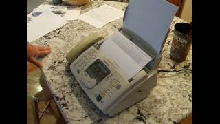 Panasonic Fax Machine Working