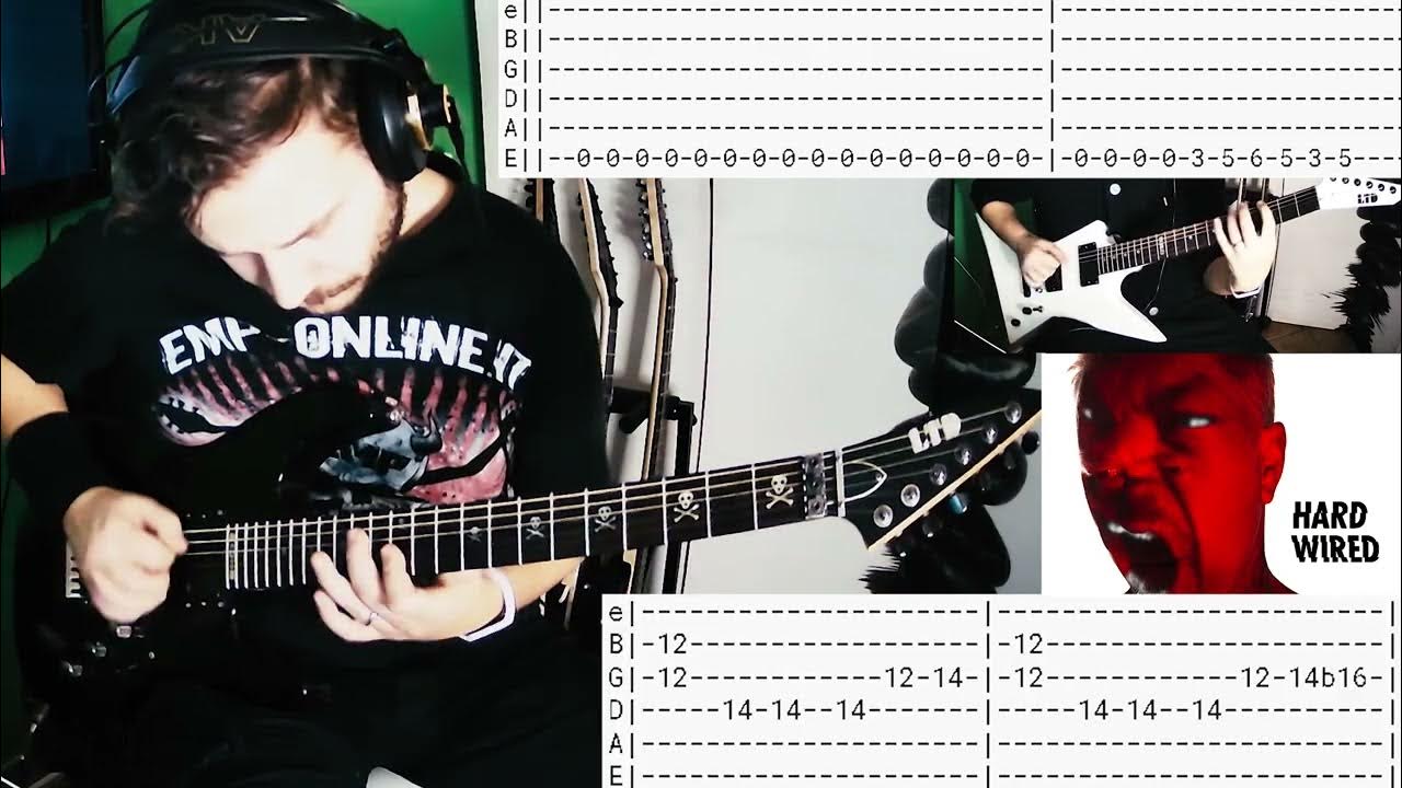 Metallica Hardwired Guitar Cover Tabs YouTube