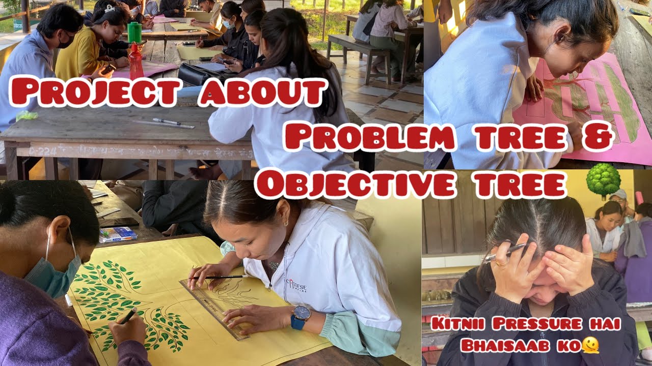 GROUP PROJECT ABOUT PROBLEM TREE AND OBJECTIVE TREE 🌳 #bscag #fwu # ...
