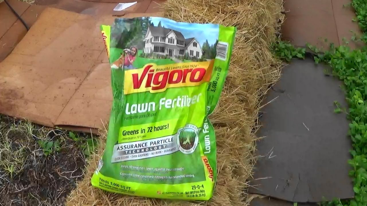 Hay Bale Garden Update 3 Fertilizer And Conditioning Youtube