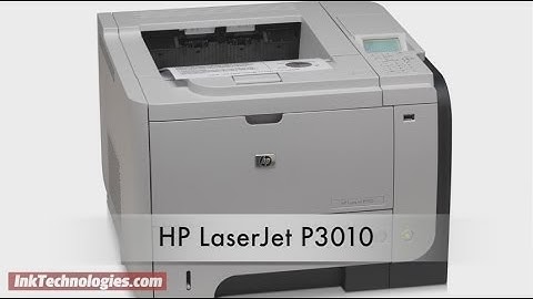 HP LaserJet P3010 Instructional Video