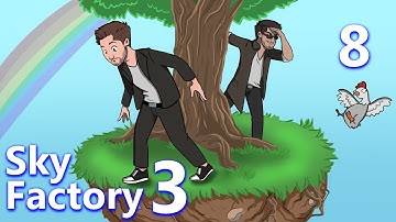 Minecraft: Sky Factory 3 w/ CaptainSparklez - Ep 8 - CHICKENS, AUTO-SIEVE, RESOURCE PROGRESS