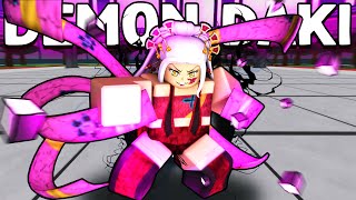 Destroying SALTY KID as DEMON DAKI in ROBLOX Heroes Battlegrounds