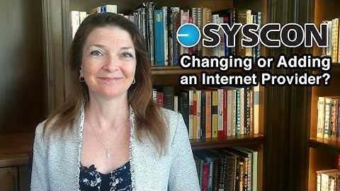 Changing or Adding an Internet Provider?