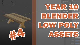 Year 10 Blender - Low Poly Assets #4 - Table
