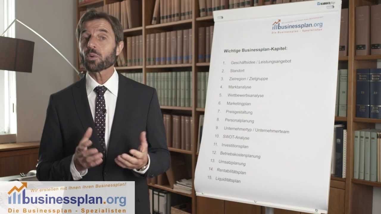 Update Businessplan - Erklärung der Kapitel, Praxistipps, Leitfragen usw