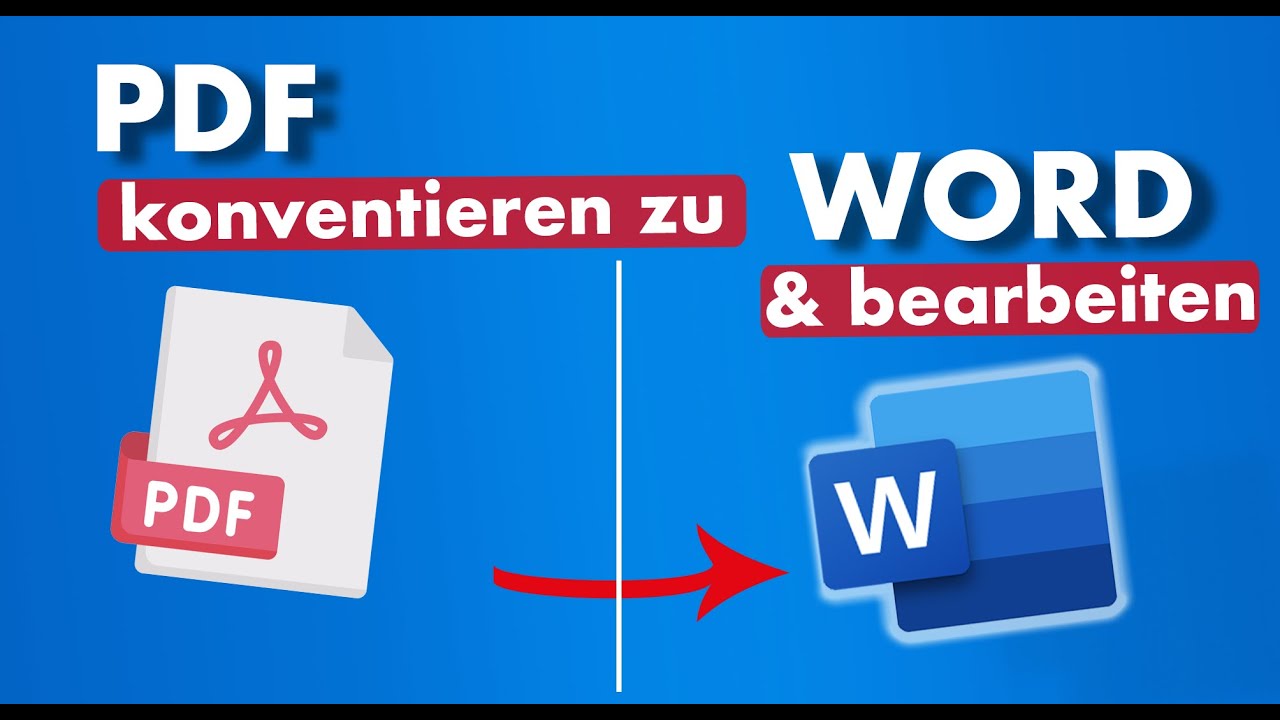 Pdf in Word umwandeln ohne Adobe Acrobat (Pdf in Word) Tutorial 2022