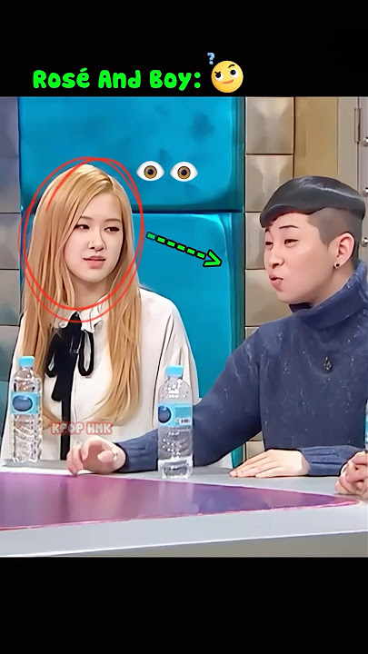 How Rosé Treats Girls And Boys 😍🤣 #blackpink #rose #shortvideo #boy #shorts