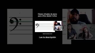 Clave de fa: elige cuántas notas practicar y aprende paso a paso. 🎼 #paraniños #piano