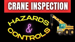 How to inspect a crane to ensure its safety | Safe crane lifting #safetyfirstlife