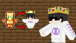 How To Make Custom Skin Totem Of Undying In Minecraft PE | Make