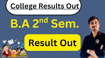 Jnvu B.A 2nd Sem. Result OUt, Check & Download , 4th Sem. Waiting