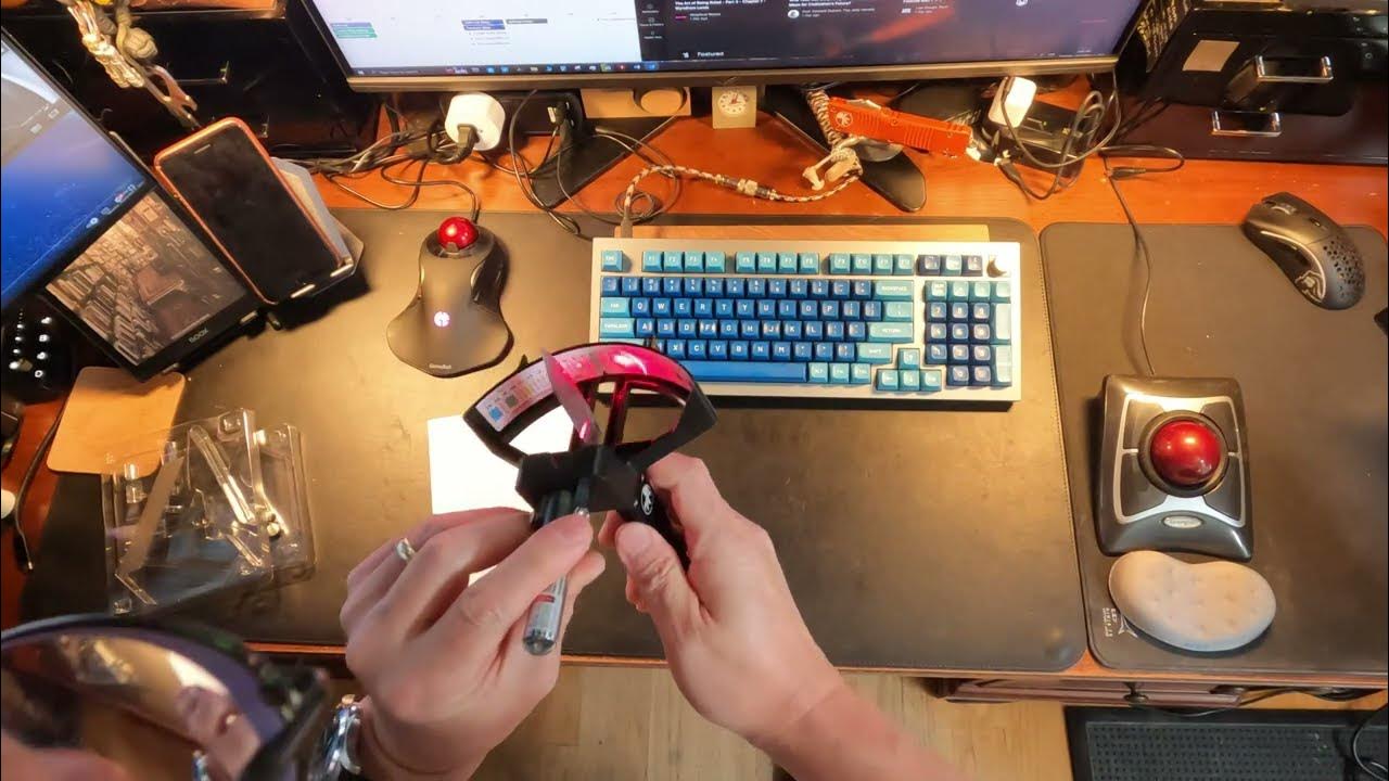 laser knife edge reader YouTube