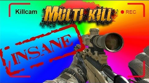 QUADFEED KILLCAM | AWESOME | Quickscope mw3 sniper