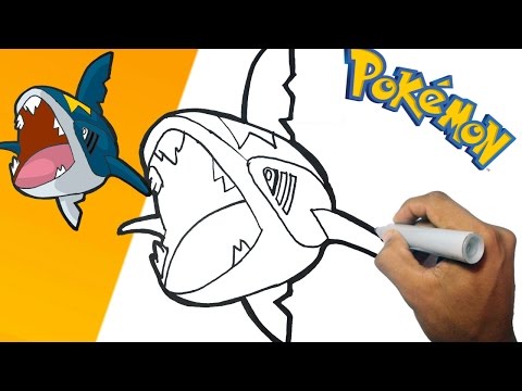 Como dibujar a SHARPEDO POKEMON paso a paso  how to draw SHARPEDO step by step