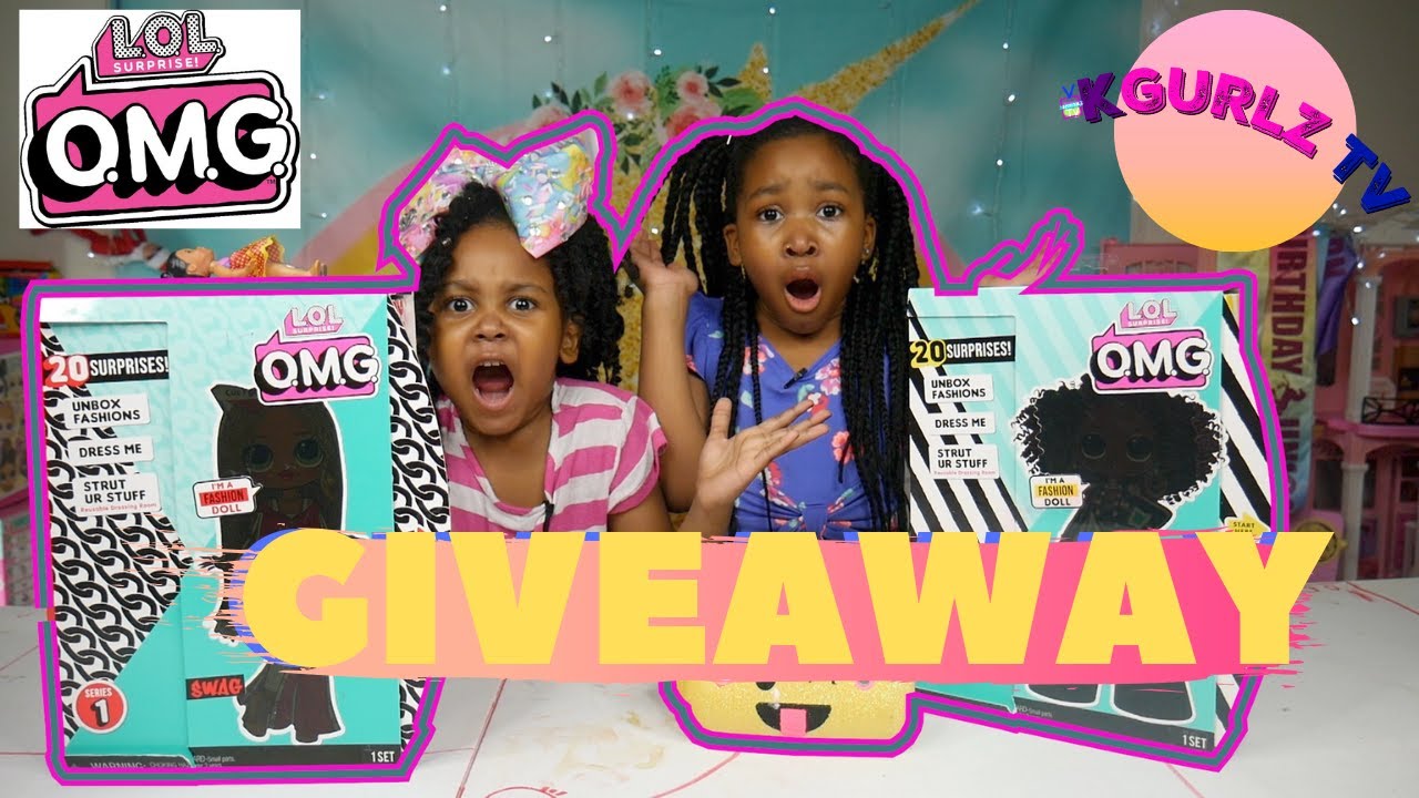 LOL SURPRISE OMG FASHION DOLL GIVEAWAY and unboxing!!! #CollectOmg #