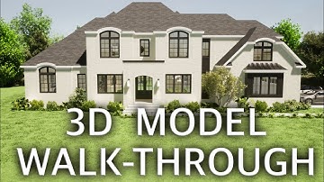 Custom Home 3D Rendering Walk-through