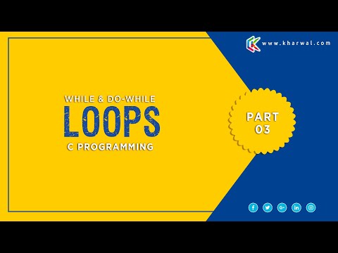 While & do while Loop |  Loops in C programming - Part 03