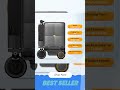 Aluminum Frame Carry-On Luggage Smart Rideable Electric — Carbon Black | KIMLUD