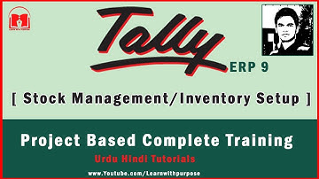 How to Create Inventory Items in Tally ERP Urdu Hindi Tutorial 04