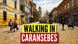 City Walks | Walking Tour in Caransebes, Romania | Virtual Walk with Sony a6400 &amp; Zhiyun Weebill S