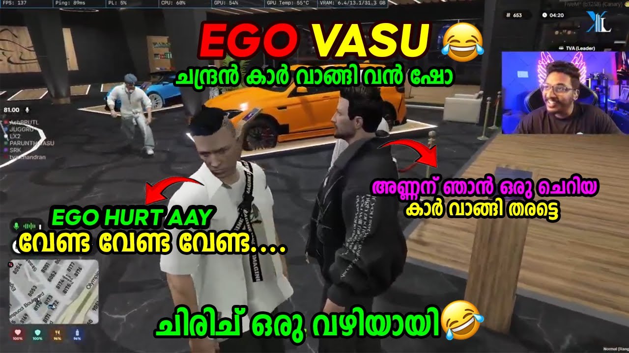 EGO VASU 🤣🤣 CHANDRAN CAR VANGI VANNU SHOW IRAKKI 🤣🤣 ചിരിപ്പിച്ചു കൊന്നു