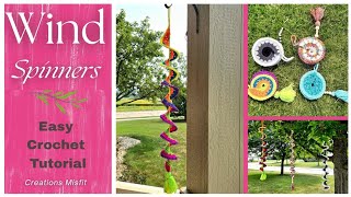 Crochet Wind Spinners! - Easy and fun tutorial