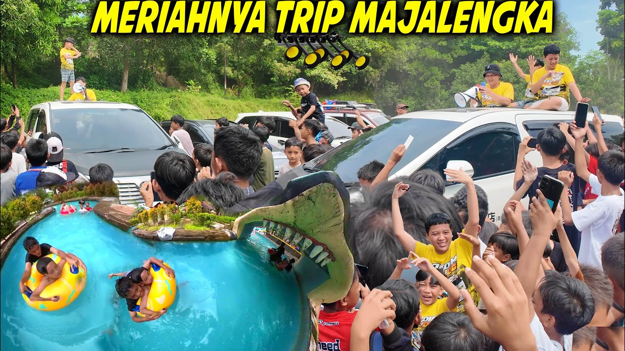TRIP BARENG TCI SE RAMAI INI.. DITDIM KEPANASAN DAN RENANG DI JEMBAR WATERPARK..