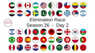 ELIMINATION LEAGUE COUNTRIES season 26 day 2