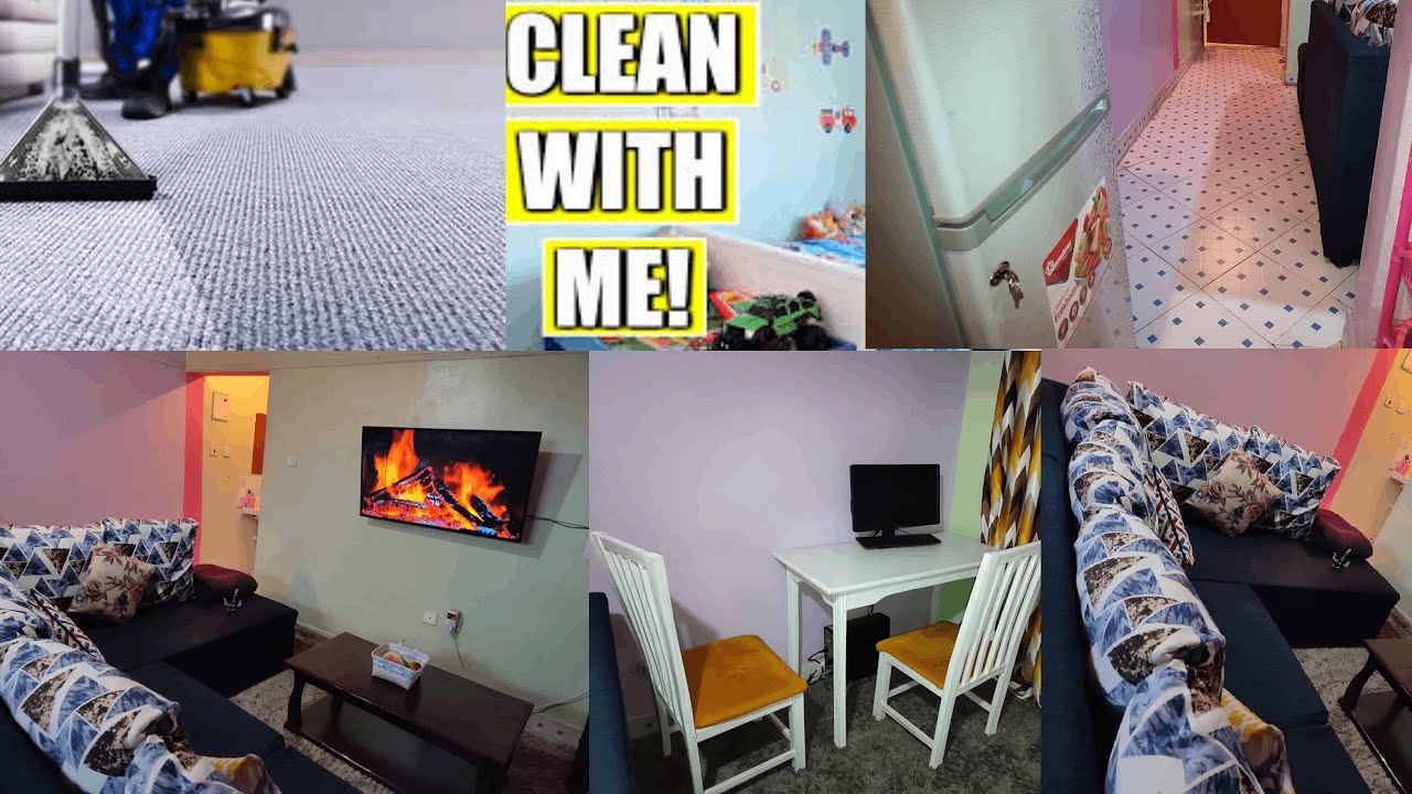 Whole house cleaning motivation // carpet cleaning without water//new