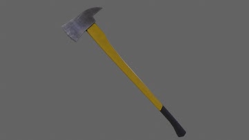 PBR Fire Axe V2 Yellow