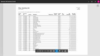 Annual Inventory Counting with Phys Inventory Journal - Microsoft Dynamics 365 Business Central