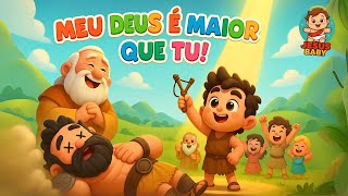 JESUS BABY | DAVI E GOLIAS | MEU DEUS É MAIOR QUE TU | Música Cristãs Para Crianças